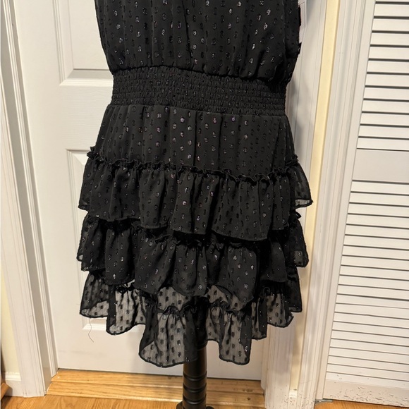 Everlily Sparkling Black Dress With Tiered Skirt XXL - Picture 8 of 10